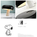 Axyaa Mushroom Marble Desk Lamp Modern LED Table Light