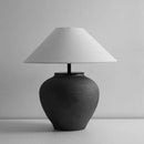 Axyaa Retro Ceramic Desk Lamp Room Decoration LED Lights