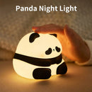 Axyaa Panda Silicone Night Light USB Rechargeable LED Timer Lamp Bedside Decor