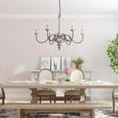 Axyaa Vintage French Wood Chandelier for Home and Restaurant