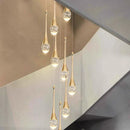 Axyaa Crystal Chandeliers LED Ceiling Lamp for Living Room