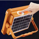 Axyaa Portable Solar LED Flood Light for Camping & Repair, USB Rechargeable Waterproof Lamp
