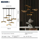 Axyaa Retro Wood Staircase Island Pendant Light