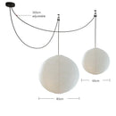 Axyaa Japanese Lantern Style Pendant Light for Modern Home Decor