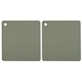 Axyaa Silicone Coasters Set - Heat Resistant & Nonslip Multifunction Kitchen Accessories