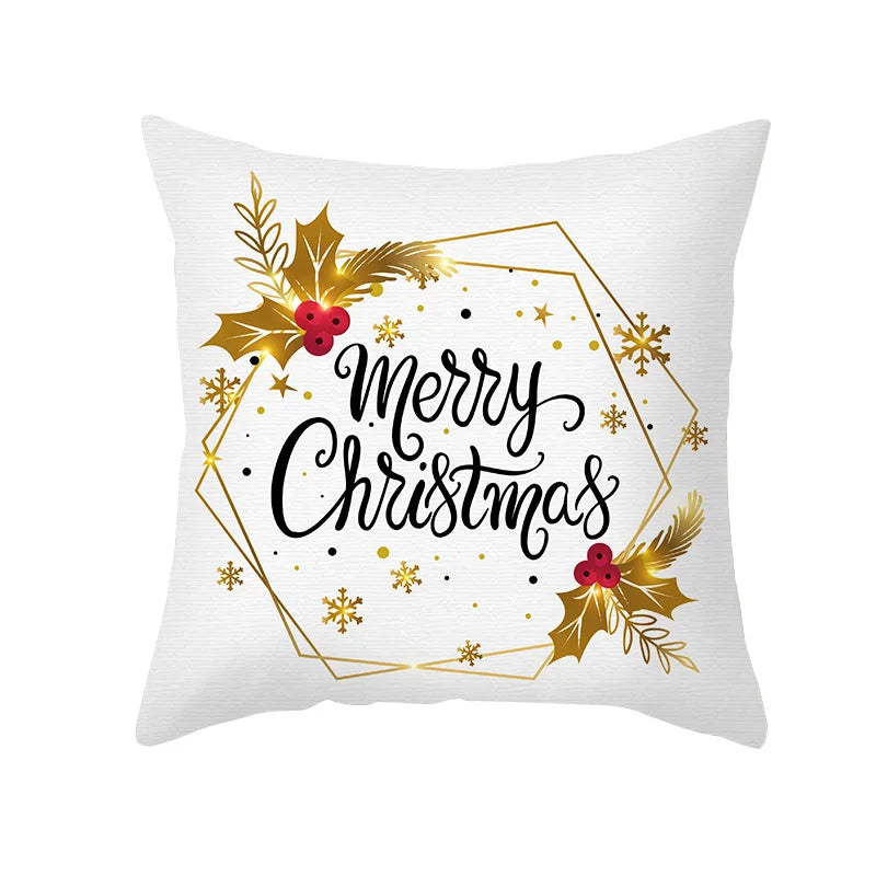 Axyaa Christmas Ball Cushion Cover Platinum Decoration
