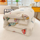 Axyaa Cartoon Print Comforter: Soft All-Season Quilt for Adults & Kids