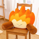 Axyaa Lumbar Support Cushion for Office, Car, Sofa - Flame Pattern, Comfortable Sitting Experience