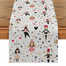 Axyaa Polka Dot Table Runner for Kitchen, Dining & Party Decor
