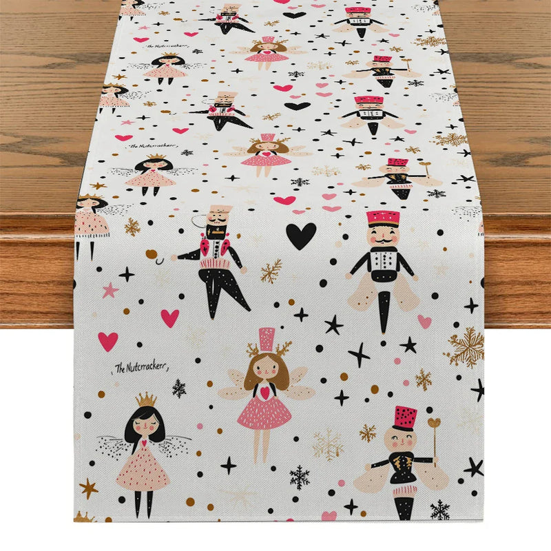 Axyaa Polka Dot Table Runner for Kitchen, Dining & Party Decor