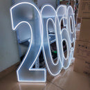 Axyaa Neon Double Digit Acrylic Digital Light for Birthday Party