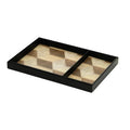 Axyaa White Square Jewelry Tray with Handle - Stylish Storage and Decor Tray