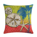 Axyaa Starfish Conch Linen Pillowcase 45*45cm