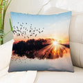 Axyaa Sea Waves Beach Pillowcase - Creative Office Car Home Lumbar Cushion Cover