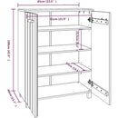 Axyaa Shoe Cabinet with Spacious Storage for Elegant Shoe Organization