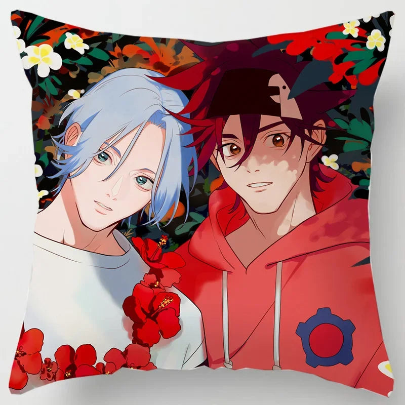 Axyaa SK8 Reki Kyan Miya Langa Pillow Case - Home Decor Cartoon Throw Pillowcases