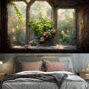 Axyaa Bohemian Retro Floral Wall Hanging Room Art Decoration for Home