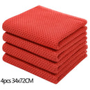 Axyaa Waffle Weave Kitchen Towel Set Absorbent Quick Dry Dishcloth Wash Cloth