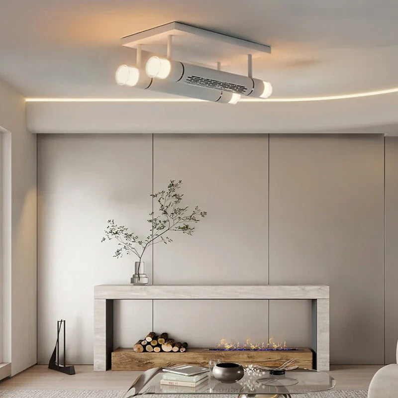 Axya Bladeless Ceiling Fan with Remote Control and LED Lighting