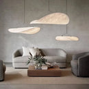 Axyaa Silk Cloth Hat Chandelier: Modern LED Pendant Lamp for Restaurants, Hotels & Homes