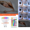 Axyaa RGBW LED GU10 Spotlight | 16 Color Remote Control Bulb