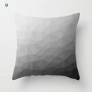 Axyaa Grey Family Pillowcase Square Cushion Cover for Home Office