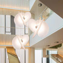 Cream Silk Pendant Light by Axyaa - Wabi Sabi Style for Living Room & Bedroom