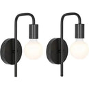 Axyaa Gold Black E27 LED Wall Lamp for Indoor Lighting & Home Decor