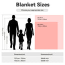 Axyaa Rabbit Fleece Blanket: Soft Solid Color Faux Fur Plush Throw for Home & Travel