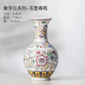 Axyaa Chinese Style Enamel Ceramic Vases Creative Home Office Decor