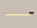 Axyaa Walnut Wood Grain Wall Lamp for Retro Style Bedroom Decoration