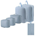 Axyaa 6-Pack Travel Storage Cubes - Waterproof Suitcase Organizer Bags