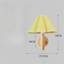 Axyaa Paper Umbrella LED Wall Lamp - Japan Style Bedroom Livingroom Lighting