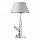Axyaa Gun Lampshade Floor Lamps - Stylish LED Fixtures for Bedroom, Living Room, and more
