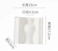Axyaa Small Mouth Ceramic Vase for Flower Arrangement and Decoration