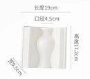 Axyaa Small Mouth Ceramic Vase for Flower Arrangement and Decoration