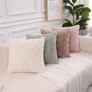 Axyaa Plush Pillow Covers 45x45cm & 50x50cm - Soft Cotton Sofa Cushion Case