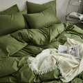Axyaa Solid Color Matching Bed Four-Piece Set with Spring & Summer Design