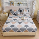 Axyaa 2024 Cotton 3-Piece Mattress Set with Pillowcases & Bedspread