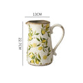 Axyaa Retro Nordic Ceramic Vase Hydroponic Plant Home Decoration Table Accessory