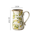 Axyaa Retro Nordic Ceramic Vase Hydroponic Plant Home Decoration Table Accessory