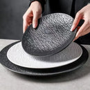 Axyaa Western Dining Dish Set for Steak, Salad, Dessert - Luxury Tableware for Home and Camping