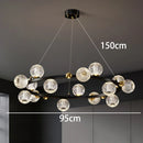 Axyaa Acrylic Magic Bean LED Pendant Light for Modern Home, Dining Room, and Living Room