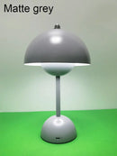 Axyaa LED Flower Bud Table Lamp tricolored Touch Sensing, USB Rechargeable