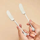Axyaa Stainless Steel Butter Knife Cream Cheese Spreader Bread Jam Cutter