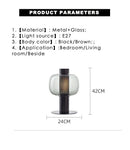 Axyaa LED Glass Table Lamp: Modern Nordic Design for Home Decor & Lighting