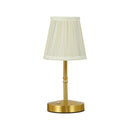 Axyaa Metal Table Lamp with USB Charging Port, Touch Control LED Night Light
