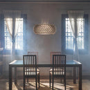 Axyaa Modern Acrylic Ball Chandelier Pendant Light for Living Room and Restaurant Decor