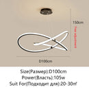Axyaa LED Chandelier: Modern Ceiling Lights Fixture for Home Lighting, Living Room, Dining Room, Bedroom