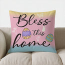 Axyaa Colorful Bunny Butts Happy Bun Pillow Cover